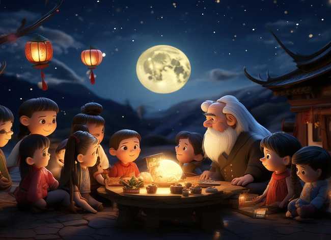 儿童中秋节的故事、儿童中秋节的故事20字