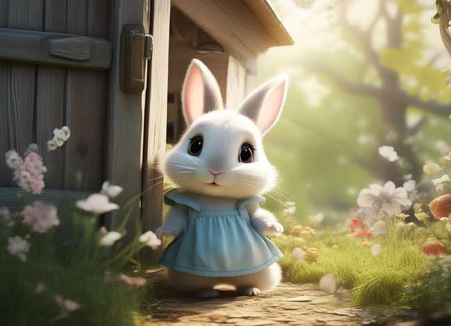 儿童故事小兔子乖乖把门打开；小兔子乖乖把门开开故事文字