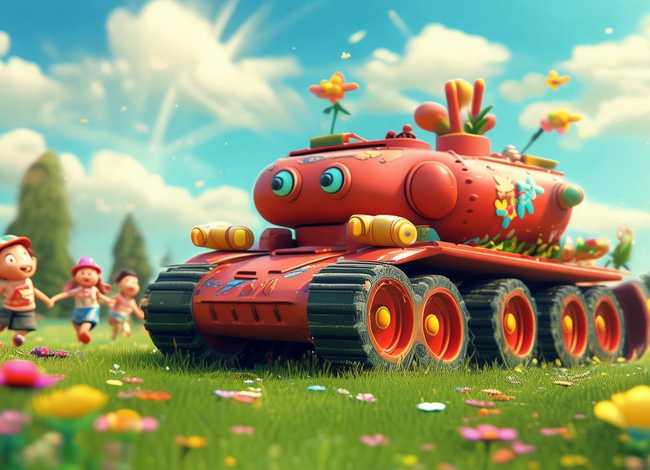 关于坦克的儿童小故事 - 讲一个关于坦克的儿童故事