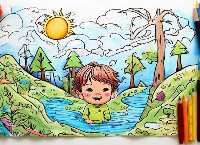 儿童线描画计划 - 儿童线描画计划表图片