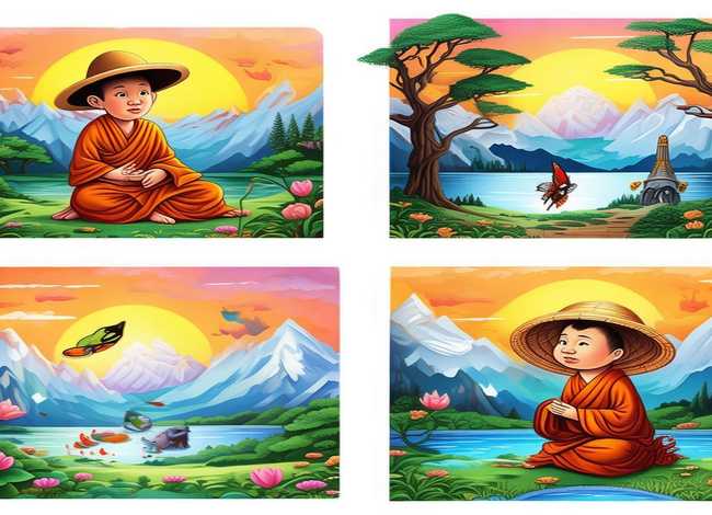 三个和尚故事绘本图片完整；三个和尚故事绘本图片完整版