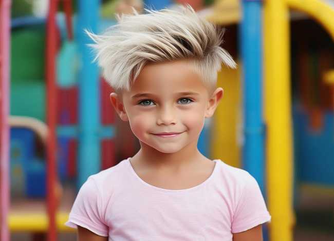 女孩发型儿童帅气，女孩发型儿童帅气图片