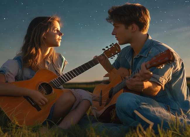 爱情的故事吉他谱、爱情的故事吉他谱c调简单版