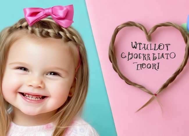 儿童编发爱心教程 图解，儿童爱心编发图片简单漂亮