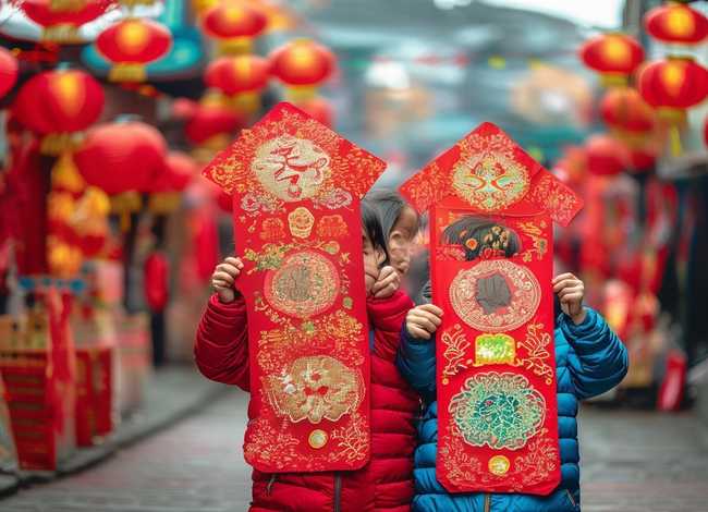 儿童简单对联大全 - 儿童简单对联大全春节