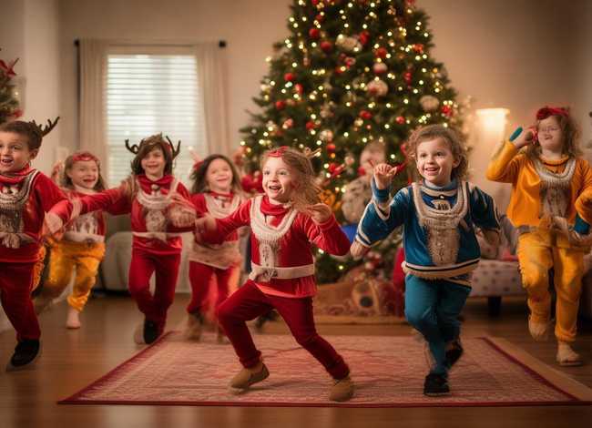 圣诞节舞蹈儿童5-16 - 圣诞节舞蹈儿童5-16分钟