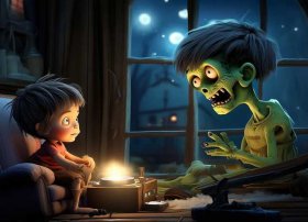 僵尸故事在线听儿童；僵尸恐怖故事在线听