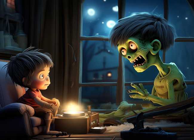 僵尸故事在线听儿童；僵尸恐怖故事在线听