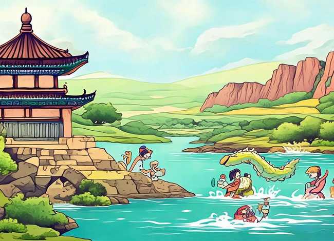 中国故事英语绘本（中国故事英语绘本简单又漂亮(图片)四幅图）