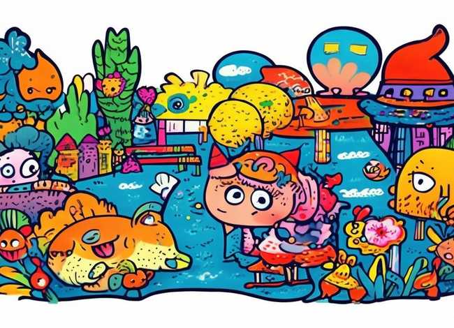 儿童故事绘画作品、儿童故事绘画作品简单好看