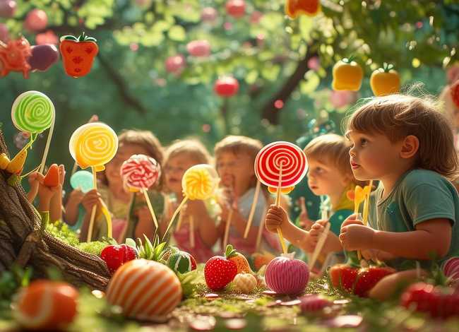 儿童故事水果糖果（幼儿园糖果故事）