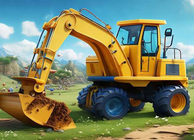 挖土机,动画片，挖土机动画片大全集,超级长