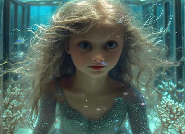 儿童美人鱼被关在笼子了、儿童美人鱼被关在笼子了吗