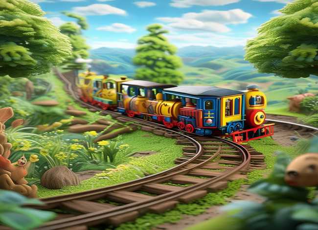 小火车故事文字、小火车故事文字图片