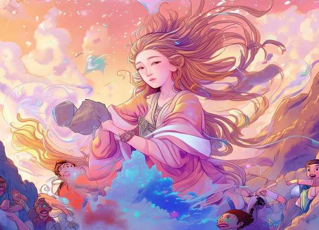 儿童故事女娲补天的故事，女娲补天的故事幼儿故事简写