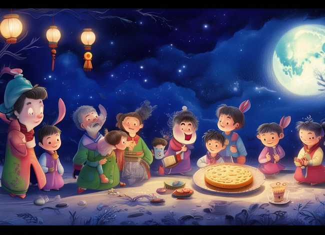 中秋节的传说儿童版；中秋节的故事和传说适合幼儿