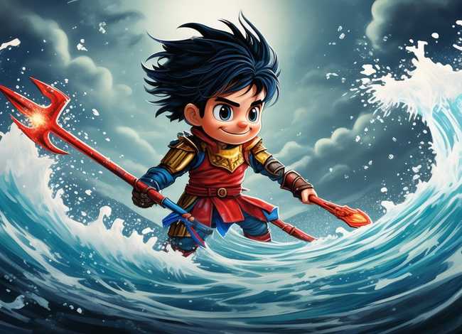 哪吒闹海儿童故事绘本 - 哪吒闹海绘本故事在线听