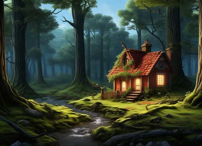 儿童睡前故事森林里的红房子 森林里的小房子绘本故事视频 儿童睡前故事森林里的红房子 森林里的小房子绘本故事视频