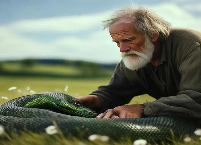 小故事农夫与蛇 - 英语小故事农夫与蛇