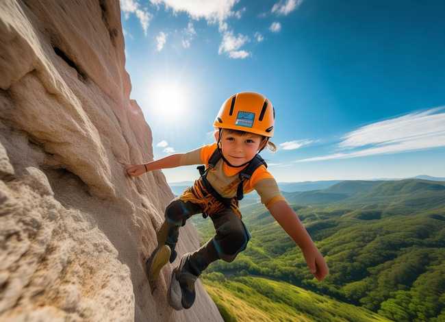 孩子攀岩的故事，孩子攀岩的故事视频