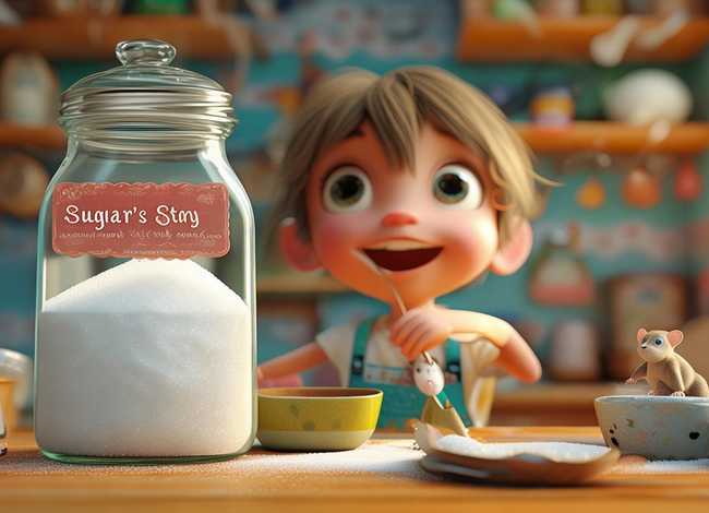 糖的故事儿童 - 关于糖的幼儿故事