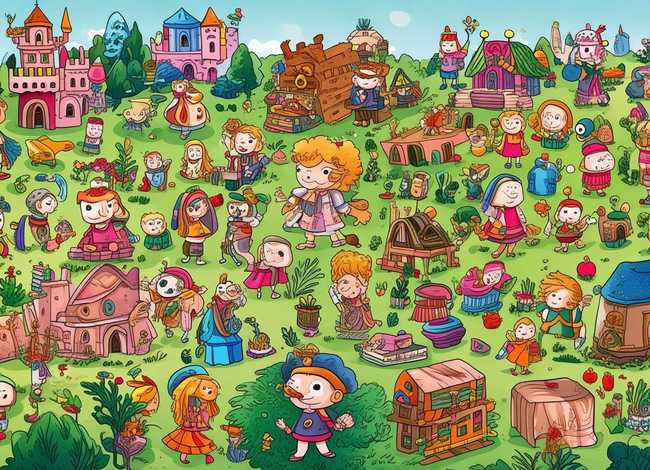 字很多的儿童故事，字比较多的故事