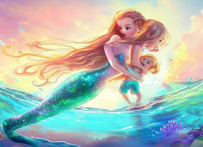 儿童故事美人鱼之恋；美人鱼少儿故事
