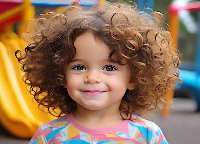 栗子头小孩版，栗子头小孩发型