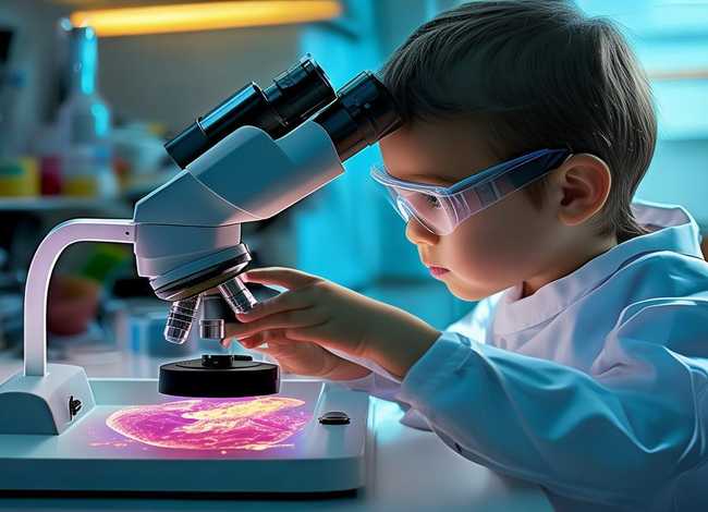 光学显微镜儿童科学实验教学；光学显微镜实验报告实验小结