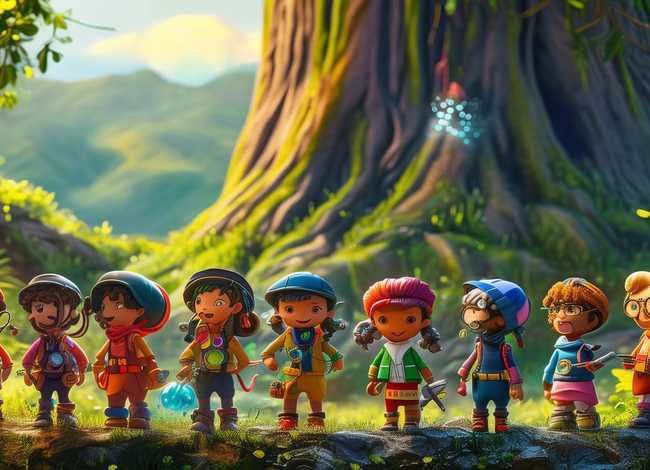 儿童探险故事漫画（儿童探险动画片）