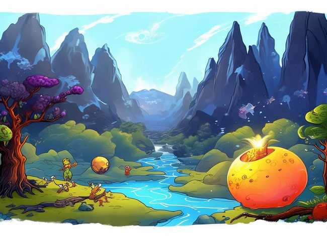 儿童画世界经典神话场景 世界经典神话简笔画