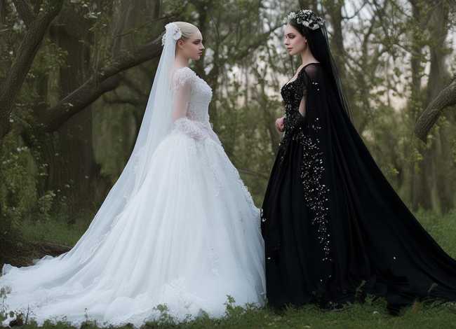 儿童故事黑新娘与白新娘 - 白新娘与黑新娘的故事有多少个字