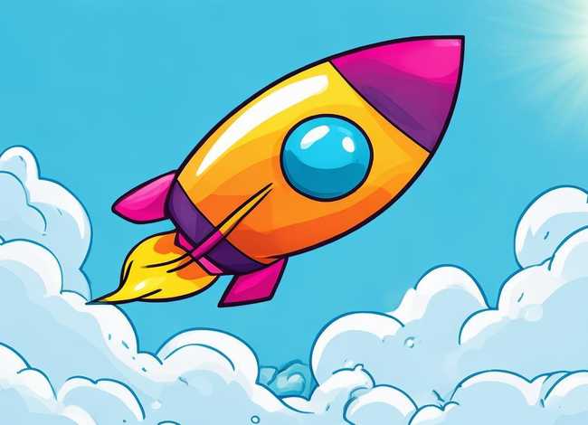 火箭儿童简笔画、火箭儿童简笔画最简单的