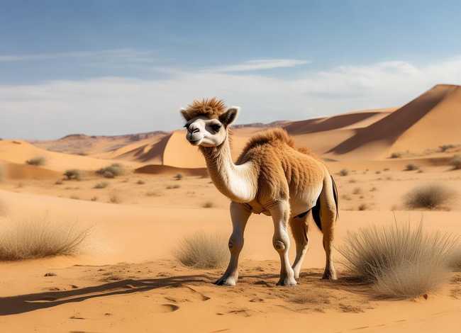 儿童故事小骆驼找妈妈（小骆驼问妈妈的故事）