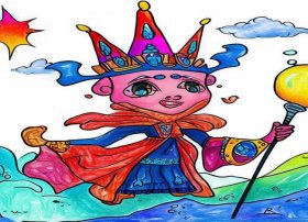 儿童画外国神话人物（儿童画外国神话人物简笔画）