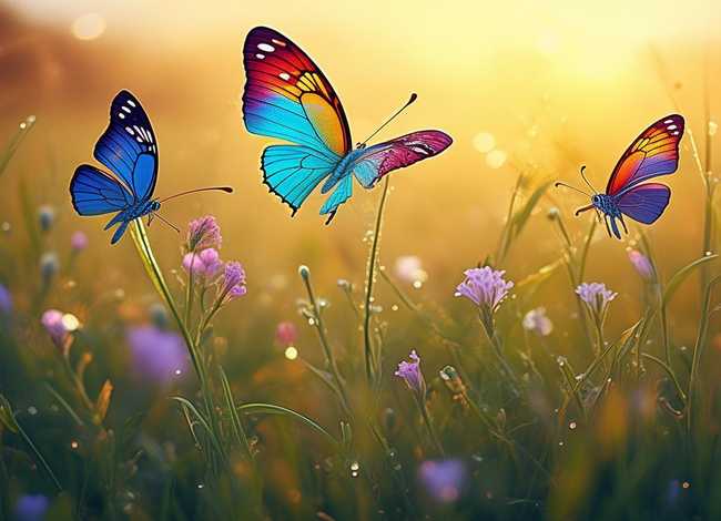 三只蝴蝶故事内容文字 - 三只蝴蝶的故事原文