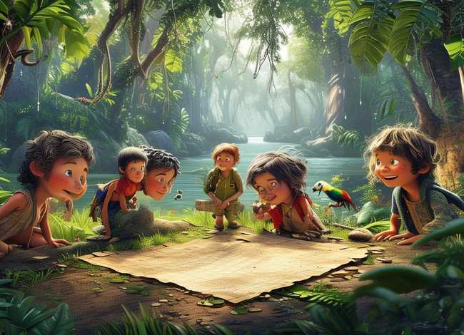 丛林冒险儿童故事（丛林探险幼儿故事）