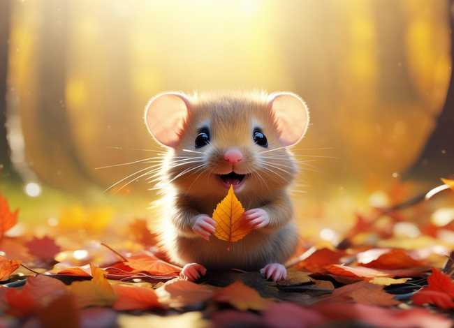 儿童故事小老鼠和落叶（小老鼠和落叶儿童画）