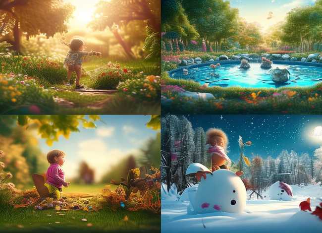 儿童故事温暖的四季、儿歌温暖的四季