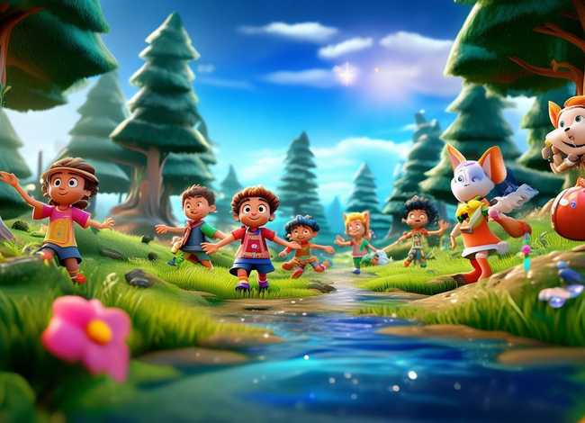 给小朋友来个动画故事，给小朋友来个动画故事怎么写