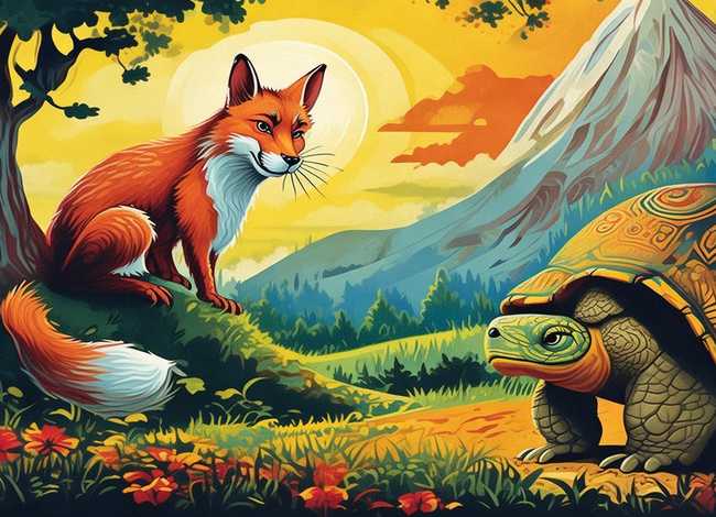 外国古代寓言故事绘画，外国古代寓言故事绘画图片