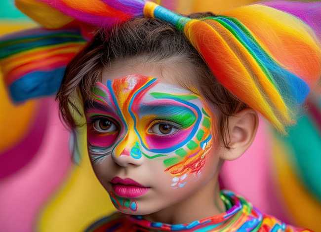 表演妆容儿童发型设计 表演妆容儿童发型设计图片