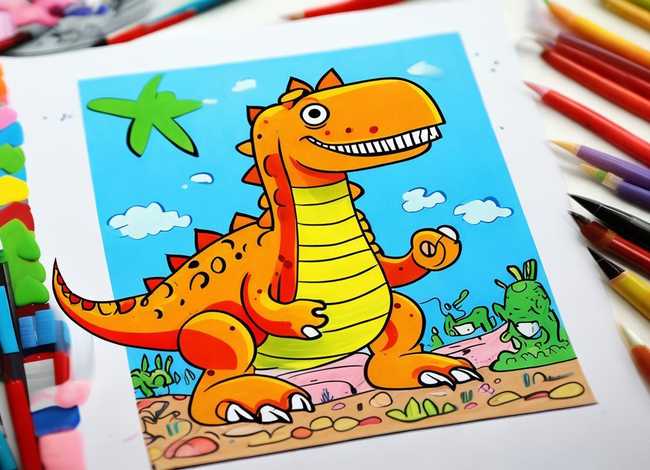 儿童恐龙简笔画介绍；儿童恐龙简笔画介绍图片大全