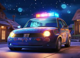 幼儿警车的故事 - 警车的故事 幼儿睡前