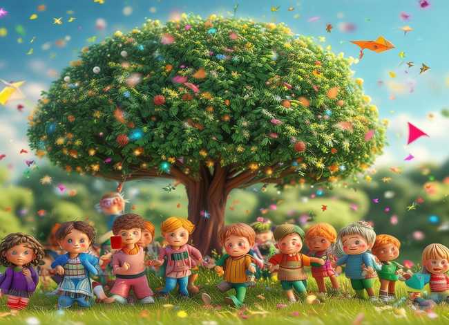 幼儿园童话故事绘画横版 - 幼儿园故事画画大全4张