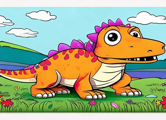 恐龙儿童涂色画打印大图(恐龙涂色画打印大图简单) 恐龙儿童涂色画打印大图(恐龙涂色画打印大图简单)