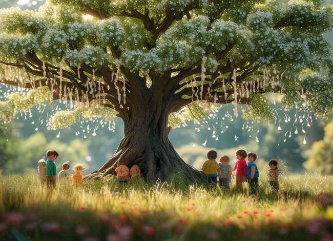 儿童故事视频大全杨树花悄悄话完整，儿童花草树木童话故事简短100篇