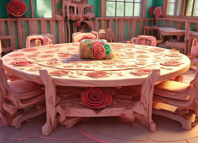 玫瑰的故事儿童桌椅 玫瑰的故事电子版