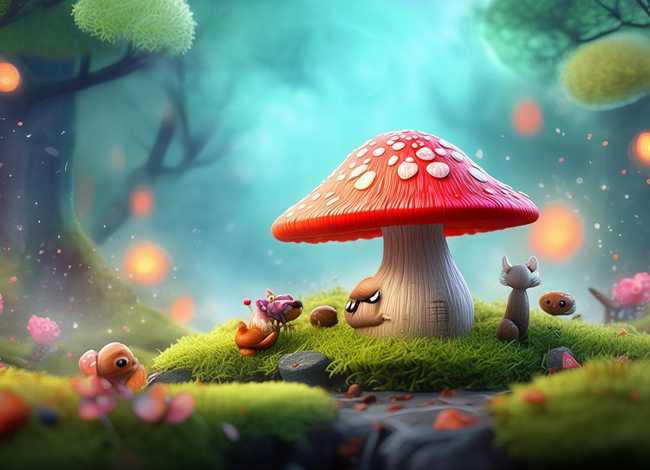 蘑菇的绘本故事 蘑菇的绘本故事怎么画