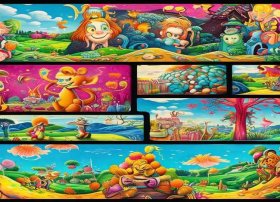 儿童连环画图片大全寓言故事、儿童连环画6张图片素材